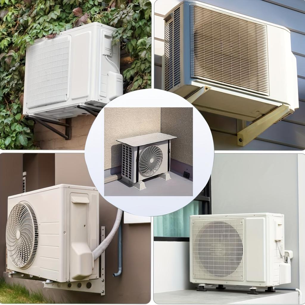 Durable Flame-Retardant Air Conditioner Cover- Fixed Buckle Sunshade, And Sunproof, Convenient And Safe!