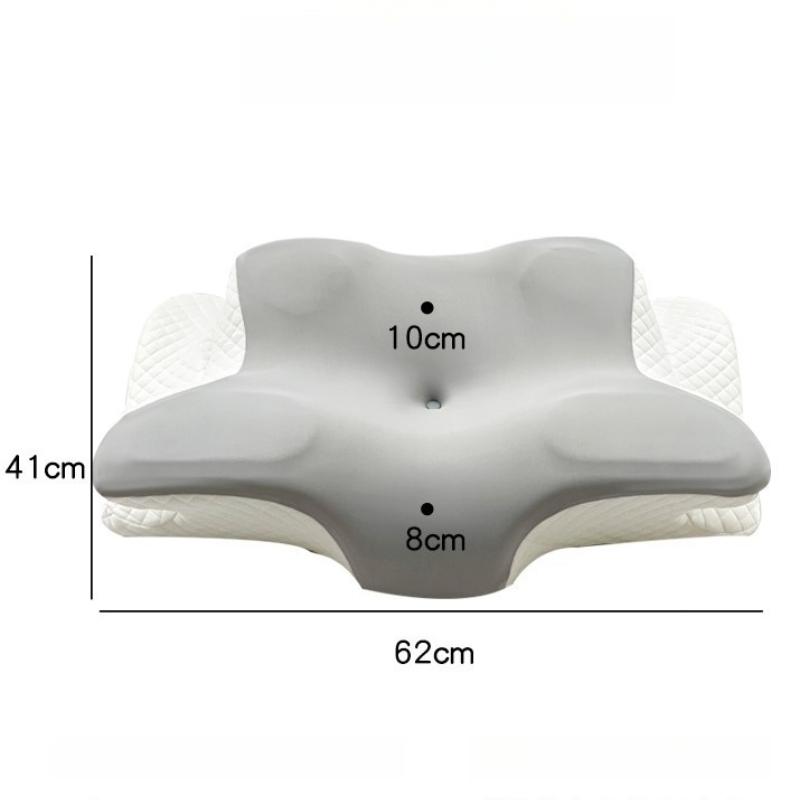 1pcs Mid Concave Butterfly Shaped Memory Pillow Slow Rebound Memory Cotton Headrest Neck Protection Pillow Ergonomic Design Traction Pillow Beding