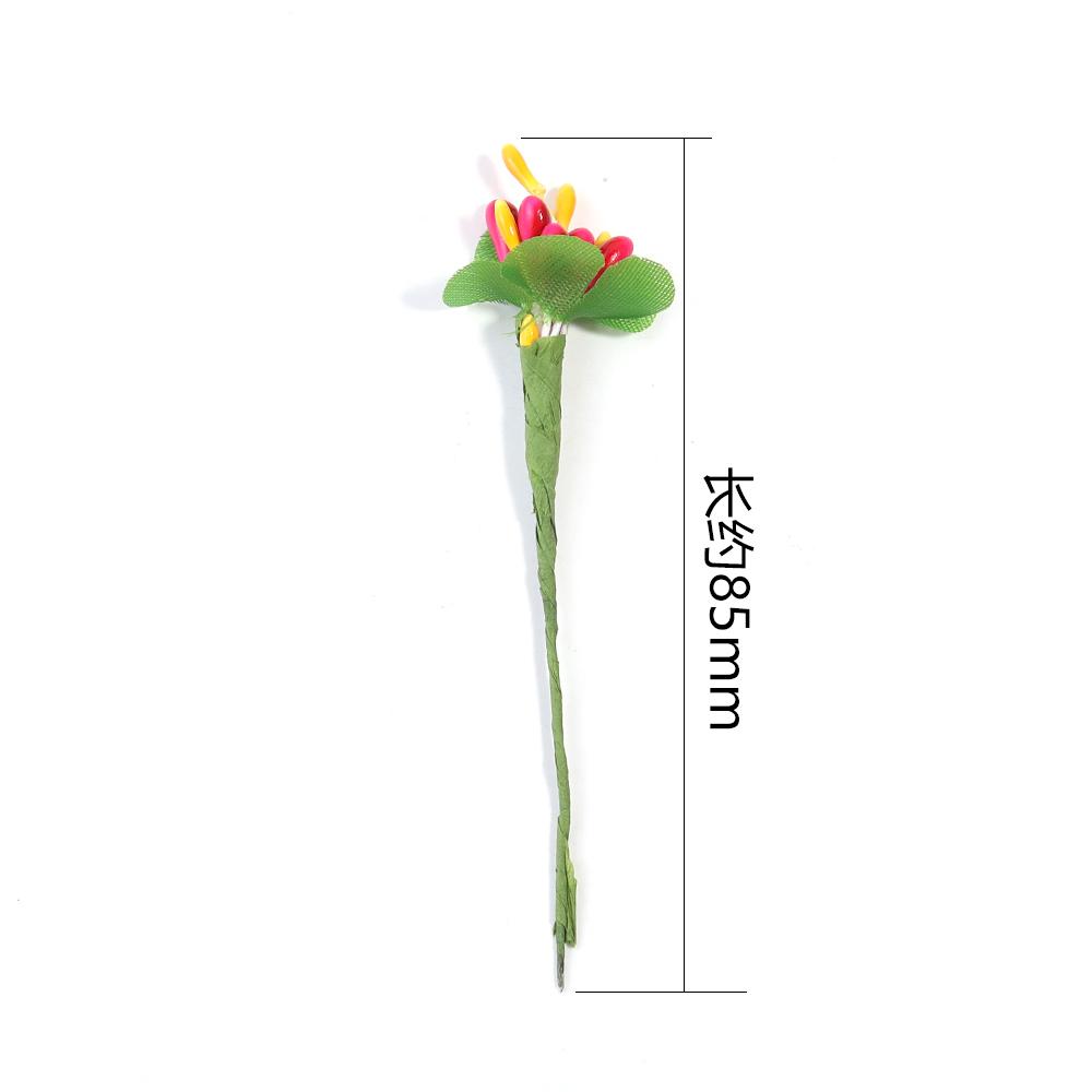 20pcs Bud Stamens Family Garden Handmade Artificial Bouquet Wedding Merry Christmas Decoration DIY Pearl Craft Fake Flowers