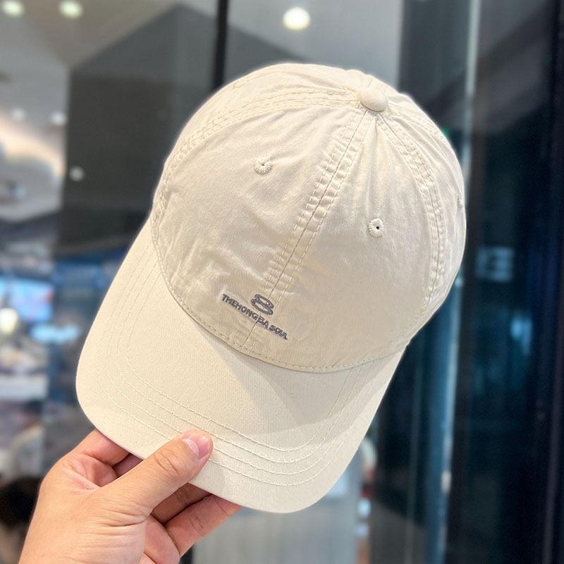 

Бейсболка American street с простой вышивкой и маленькими буквами для мужчин и женщин, мягкая верхняя часть из чистого хлопка, универсальная кепка от солнца M（56-58cm）