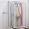 Simple Stereo Translucent Clothing Dust Cover Home Suit Jacket Protect Cover Thickened Oxford Cloth Wardrobe Organiz Hanging Bag