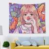 Cute and Energetic Beauty Hanging Cloth Home Wall Decoration Tapestry Office Living Room Tapestry