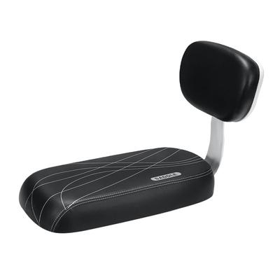 2021 New Customized Color Logo Pressure Release Pu Leather Child Bicycle Rear Seat for Kid