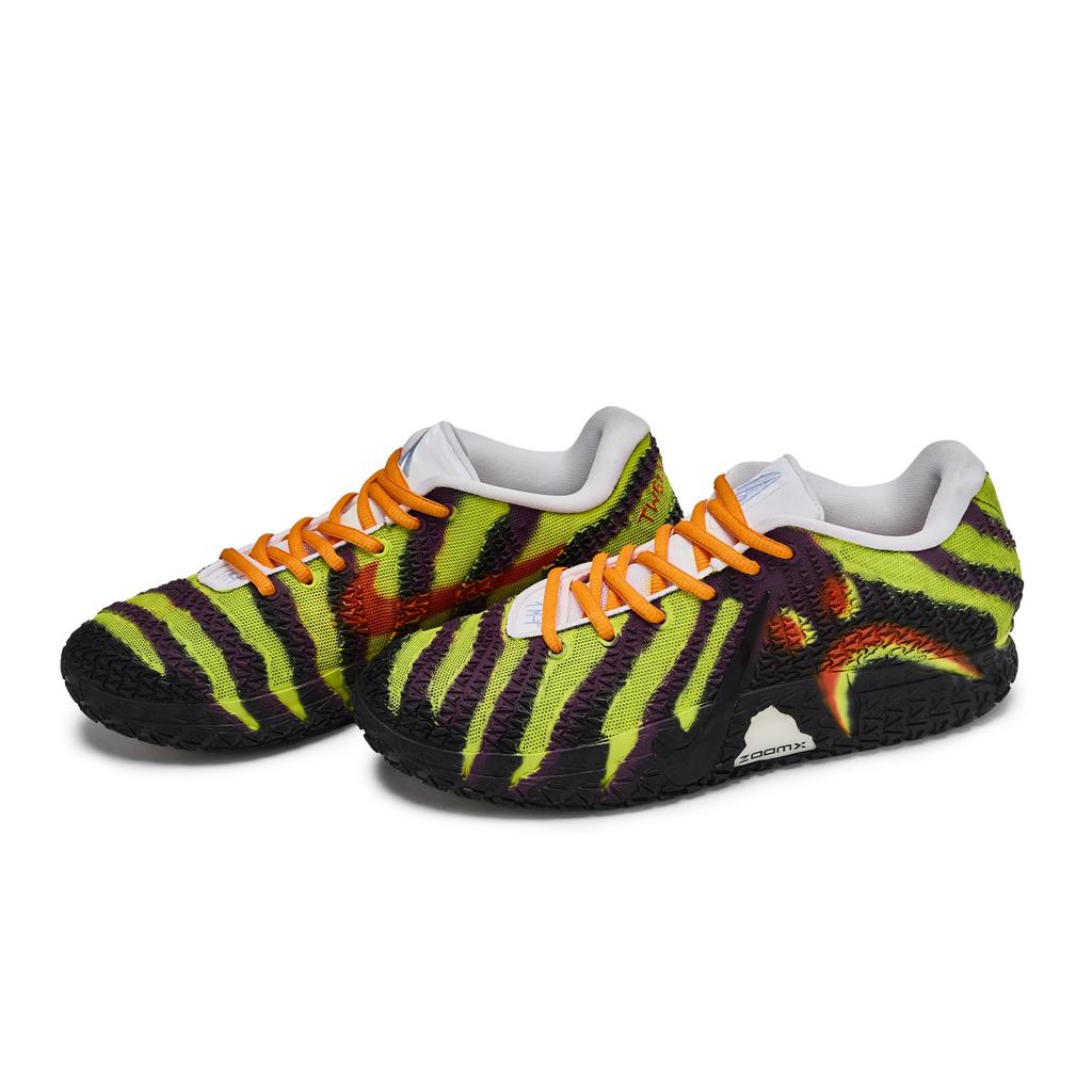Nike Ja Morant 3 REGO Hot Dog, Shishi Ghost Shadow Low Top Basketball Shoes Men's Yellow Purple Orange HF2794-101(Team1189-)