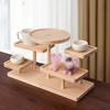 1pc Wooden Display Stand - 5-Tier Organizer for Jewelry/Home Decor | No Assembly Needed & Compact Tabletop Design