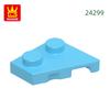 Non-Toxic 201Pcs/Lot 24299 Wedge Plate 2 X 2 Left Block Moc Color Accessories Compatible With Brick Diy Children'S Toy Assembly Parts