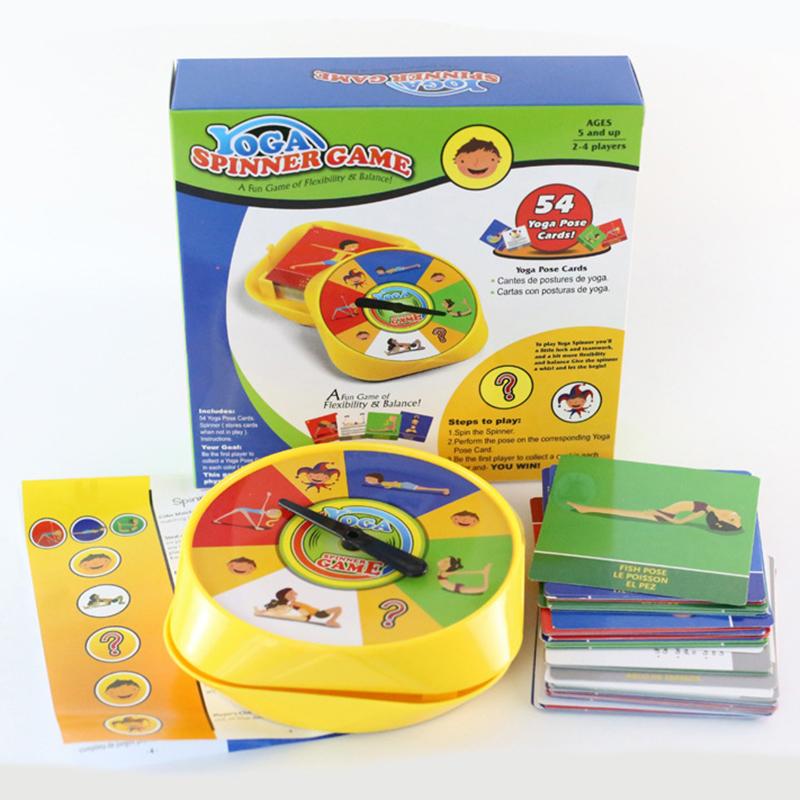 

Yoga Poses Cards Games For Kids Flexibility and Balance Fitness Teaching Toys Family Parent-child Interaction Sport Girls Toys
