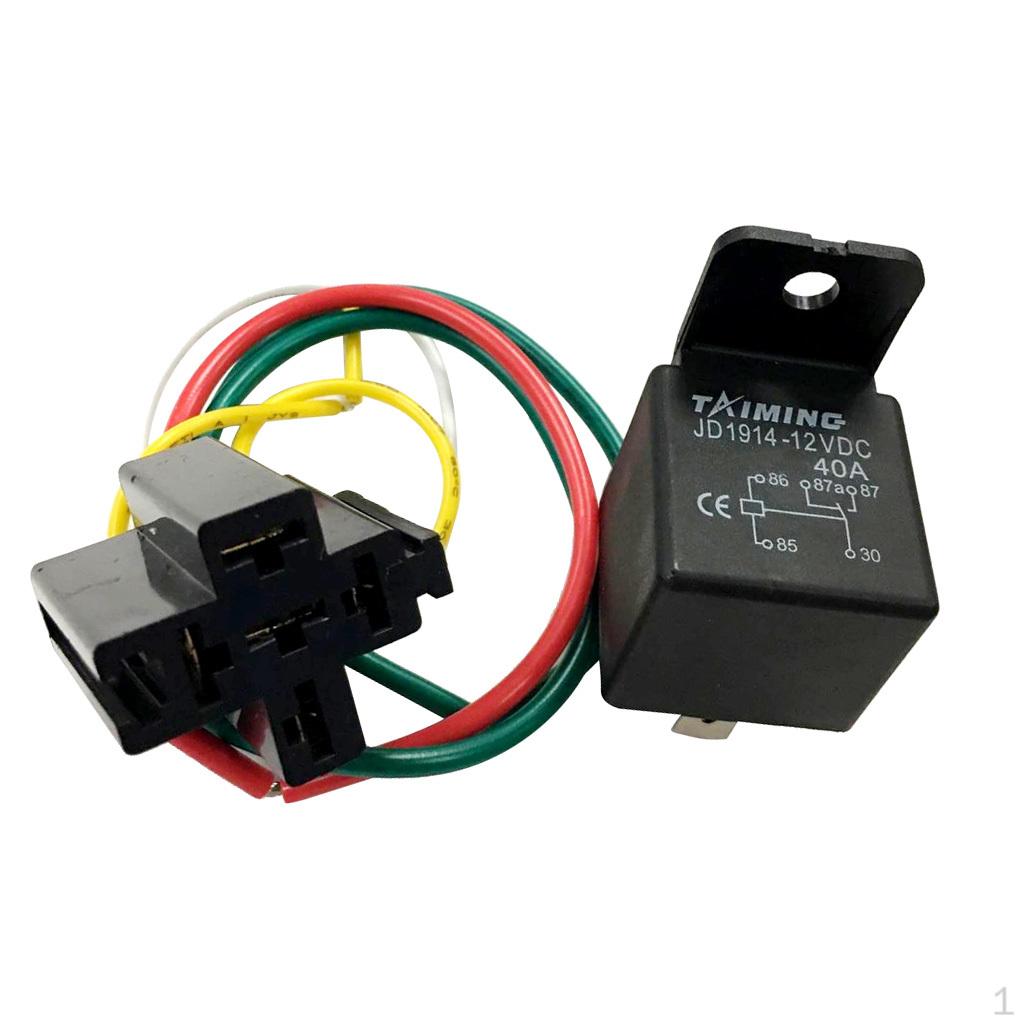 

Реле мощности DC12 Напряжение 4 5-контактное SPDT Подключение для автомобиля