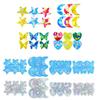 Jewelry Casting Mold Star Moon Heart Butterfly Silicone Mold Holographic Resin Mold for DIY Keychains Earring Pendant