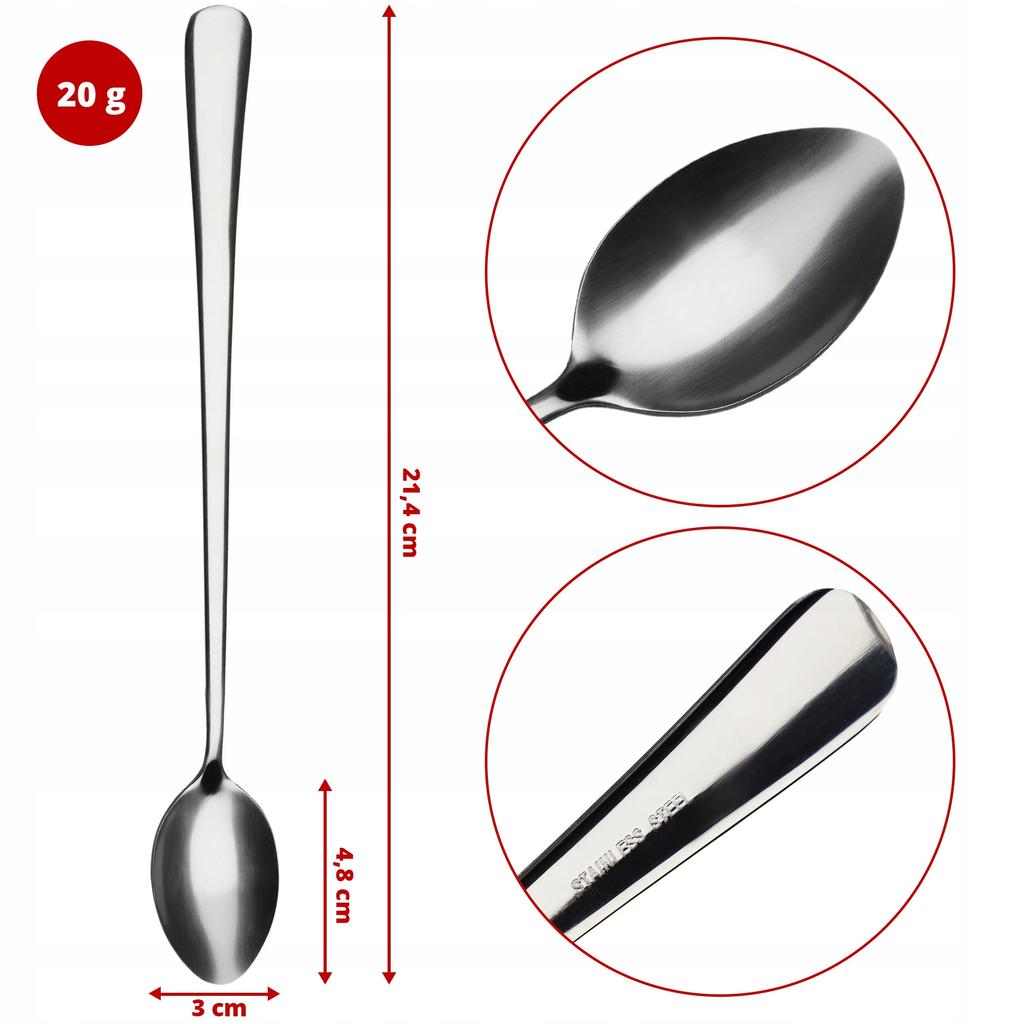 KADAX Spoon For Coffee Latte Long Drink Long 2 Pcs