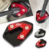 Motorcycle Kickstand Foot Side Stand Extension Pad Support Plate Enlarge Stand For QJMOTOR SRK800RR SRK600RS SRK800 RR SRK600 RS