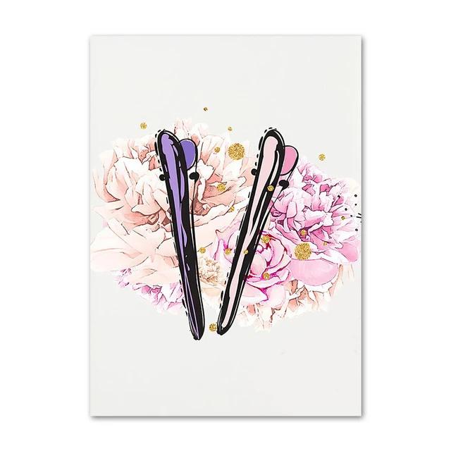 Hair  Salon Canvas Painting Decoration Aesthetic Wall Art Living Room Home Decor Gift