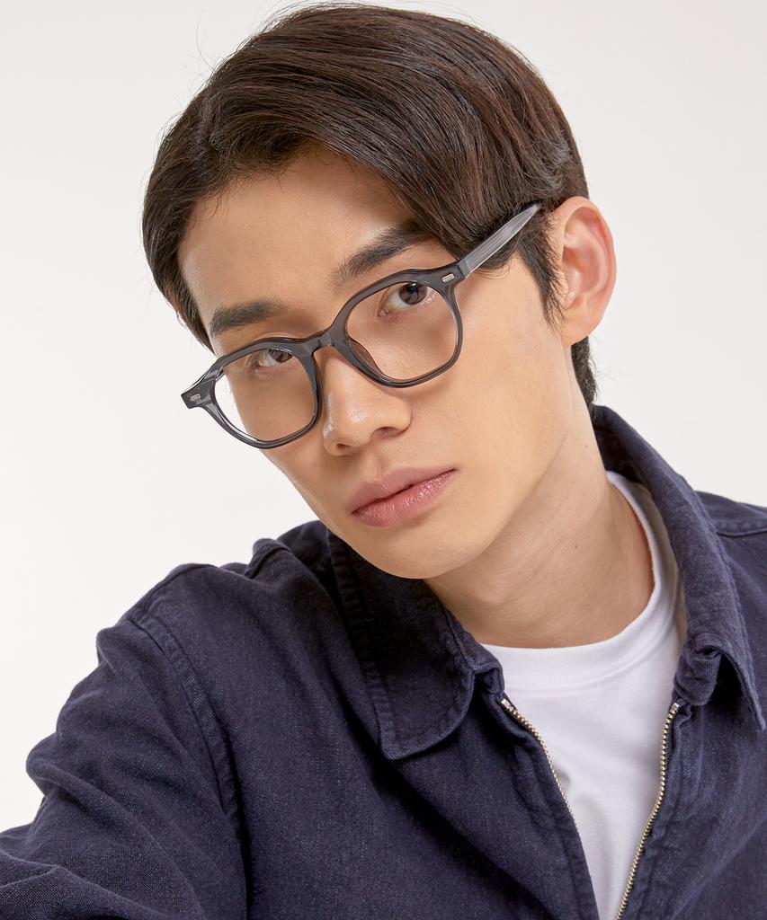 Eseubika Bert2-C02 Blue Light Horn-Rimmed Glasses
