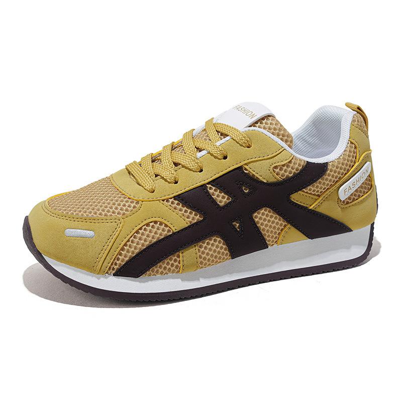Summer Women's Shoes New Breathable Mesh German Training Shoes Women's Korean Version Versatile Flat Low-top Sports Shoes Casual Forrest Gump Shoes