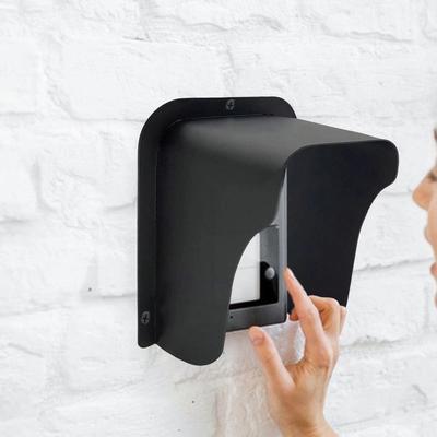Metal Material Doorbell Cover Waterproof Design Rainproof Box Waterproof Cover Durable Weather Shield Protective Cove