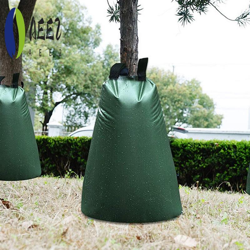 

AEE2-Tree Watering Bag, 20 Gallon Slow Release Tree Watering Bags-Drip Irrigation Bag For Planted Or Established Tree 1Pack зелёный