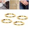 20Pcs Spring O Rings 1.61in Diameter 0.2in Thick Strong Copper Compact Spring Buckles for Keychain Necklace Jewelry  