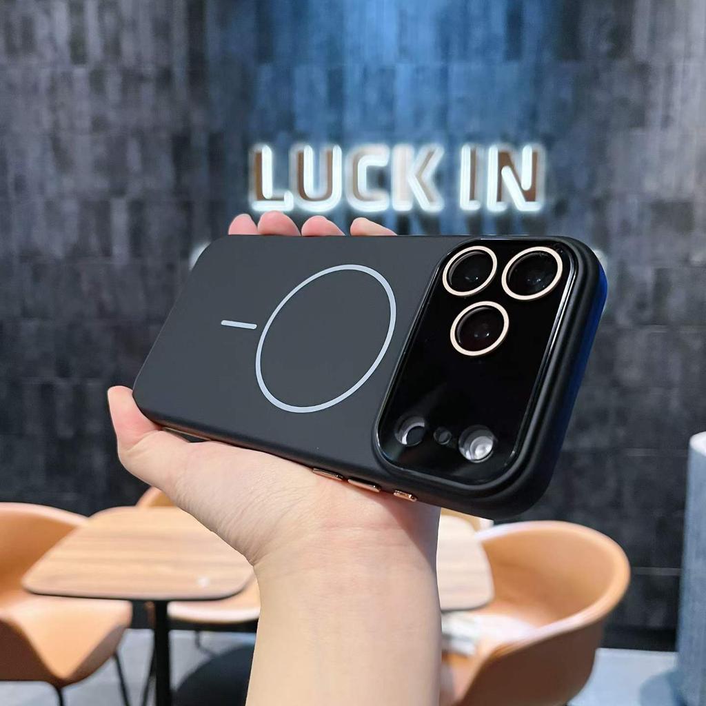 Orginal Liquid Silicone Crystal Camera Protect Case for IPhone 17Pro Max 16 15 14 13 12 11 Official for Magsafe Shockproof Cover