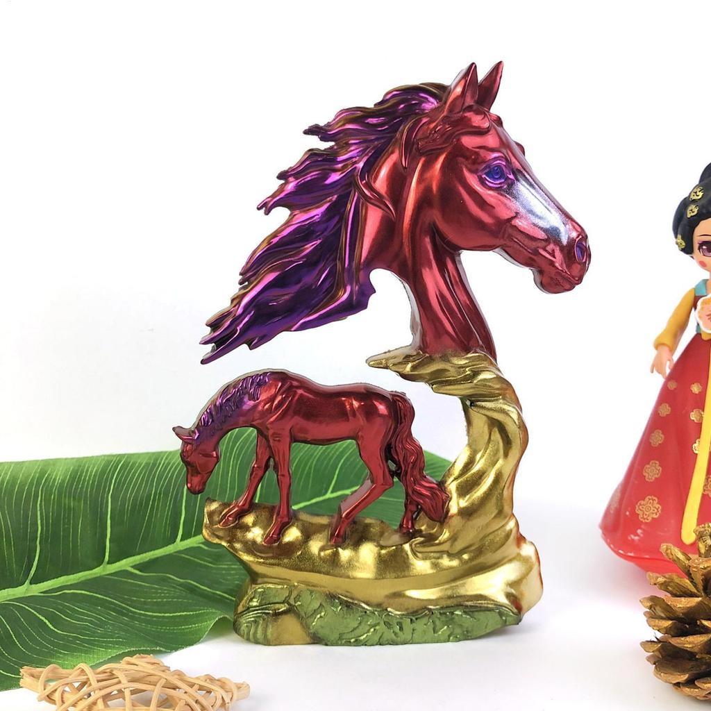 Large Horse Resin Molds Silicone Cute Hollow Horse Epoxy Moulds DIY 3D Large Animal Silicone Mold for Resin Casting