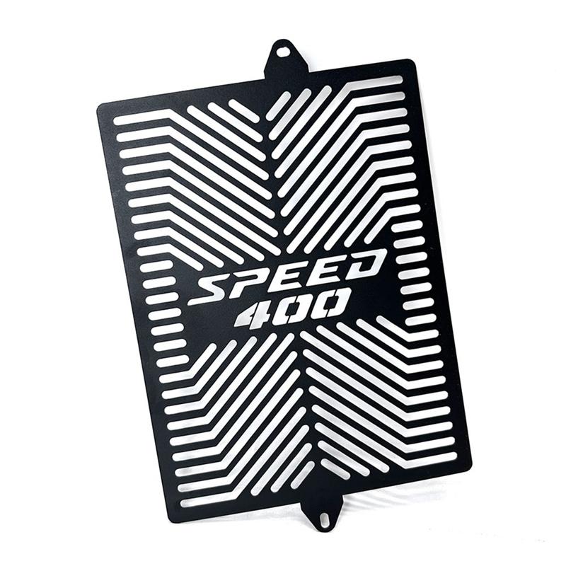 

Motorcycle Radiator Grille Guard Protector Grill Cover Protection For Speed 400 2024- Speed400-A87Q чорний