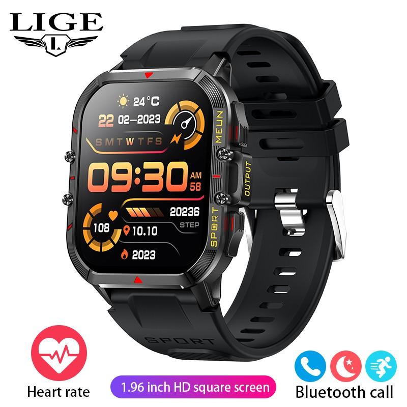 

New Smart Watch For Men 1.96 HD Full Touch Screen Sports Fitness Watches Bluetooth Call Digital Smartwatch Wristwatch