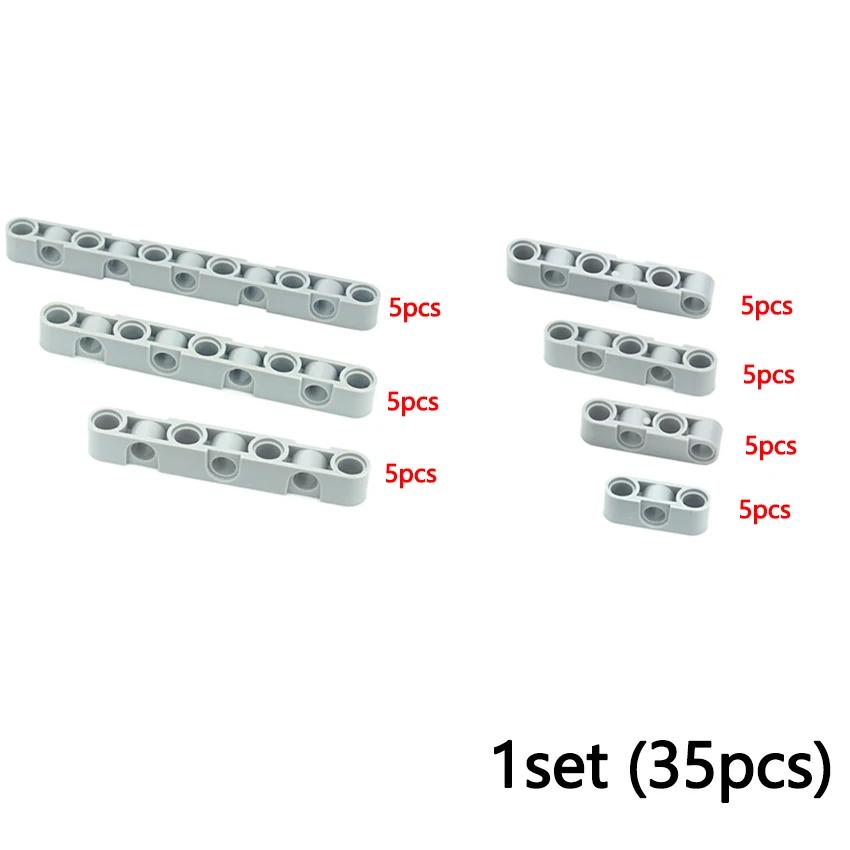 Studless Liftarm Crane DIY Brick Special Parts MOC Technical 1x3 1x4 1x5 1x6 1x7 1x9 1x11 Beam Center Thick Hole Building Blocks