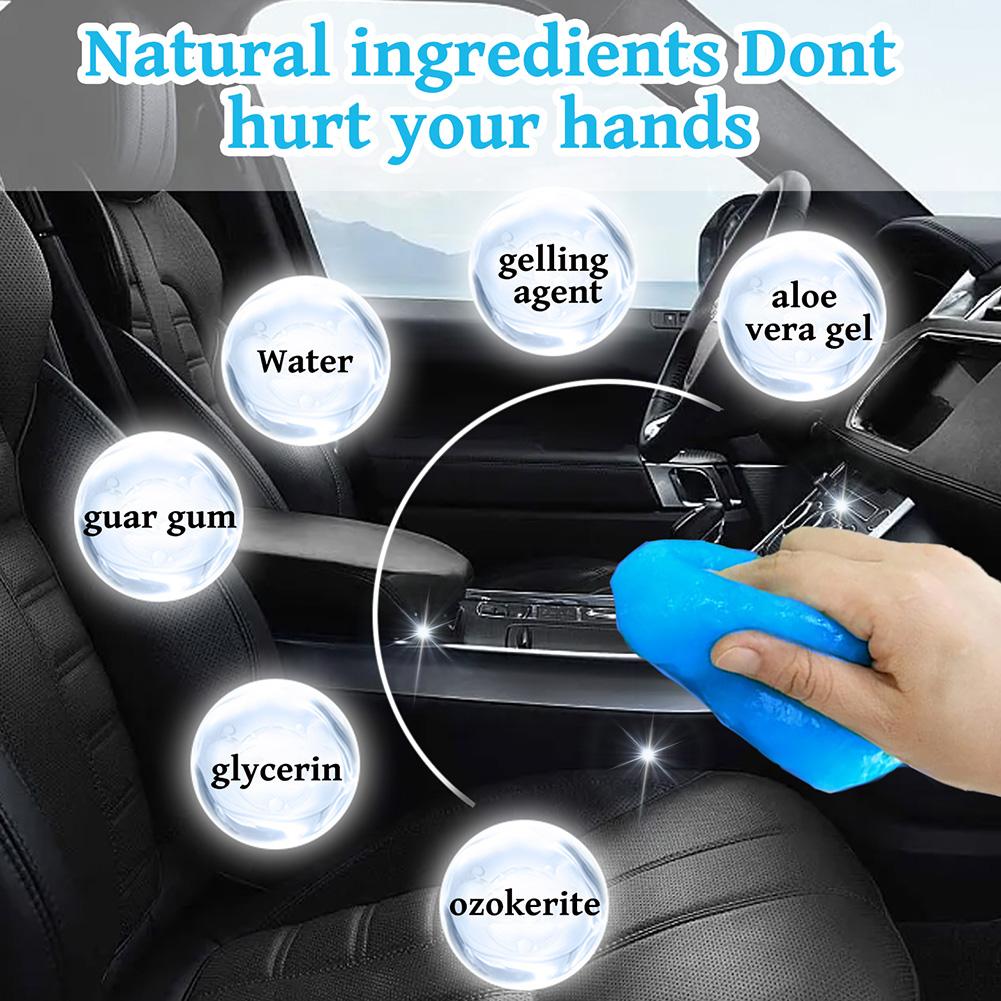 New Auto Car Cleaning Pad Glue Powder Cleaner Magic Cleaner Dust Remover Gel Home Computer Keyboard  Car Cleaning Tool