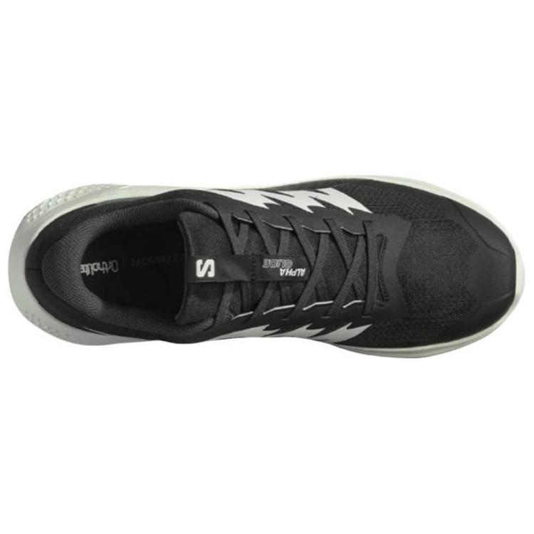 SALOMON Alphaglide Comfortable Versatile Slip-Resistant Durable Low-Top Trail Running Shoes Men Sneaker Black Gray White 478010