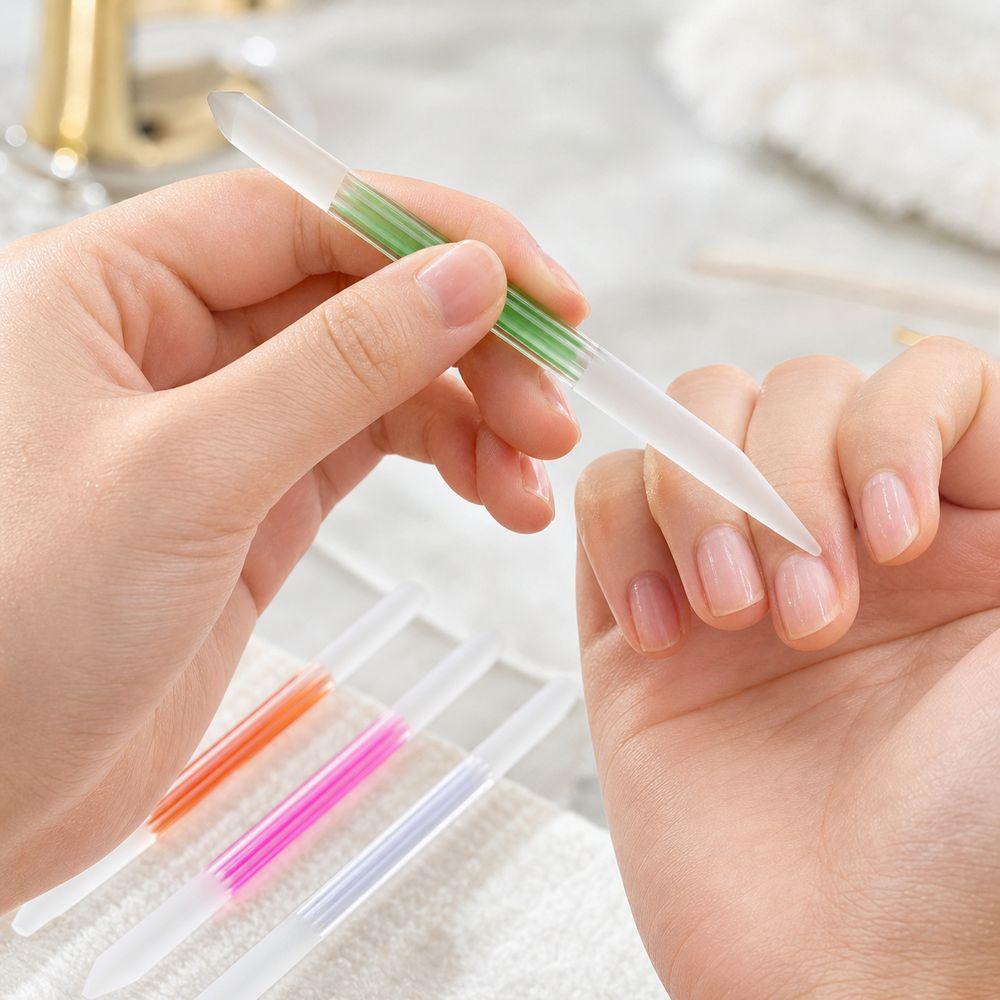 Double Sided Manicure Stick Precision Filing Tip Cuticle Pusher Nail Care Accessory
