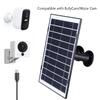 30W Solar Panel for Security Camera USB-C/DC5521 Camera Solar Panel Charger Waterproof 360Degree Adjustable For EufyCam/Wyze Cam 4