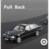 1/24 Benz W140 S320 SEL Alloy Classic Old Car Model Diecasts Metal Retro Vehicles Car Model Sound and Light Collection Kids Toys Gift