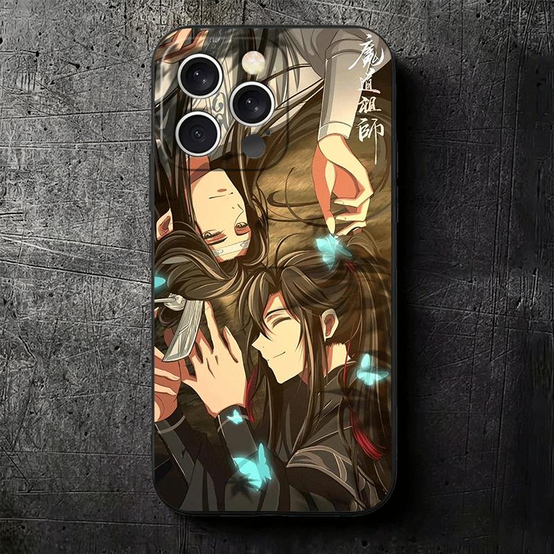 Mo Dao Zu Shi Anime Soft Phone Case for iPhone 16 16E 17 Air 15 Pro Max 14 Plus 13 Mini 11 12 7 Black Cover Back Shell