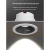 Embedded Anti-Glare COB Downlight: Narrow Edge, Deep Cup, Mainless Series for Hotel and Home Ceiling