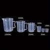 6Pcs/set Clear Plastic Graduated Measuring Cup For Baking Beaker Liquid Measure Jug Cup Container Measuring Tools