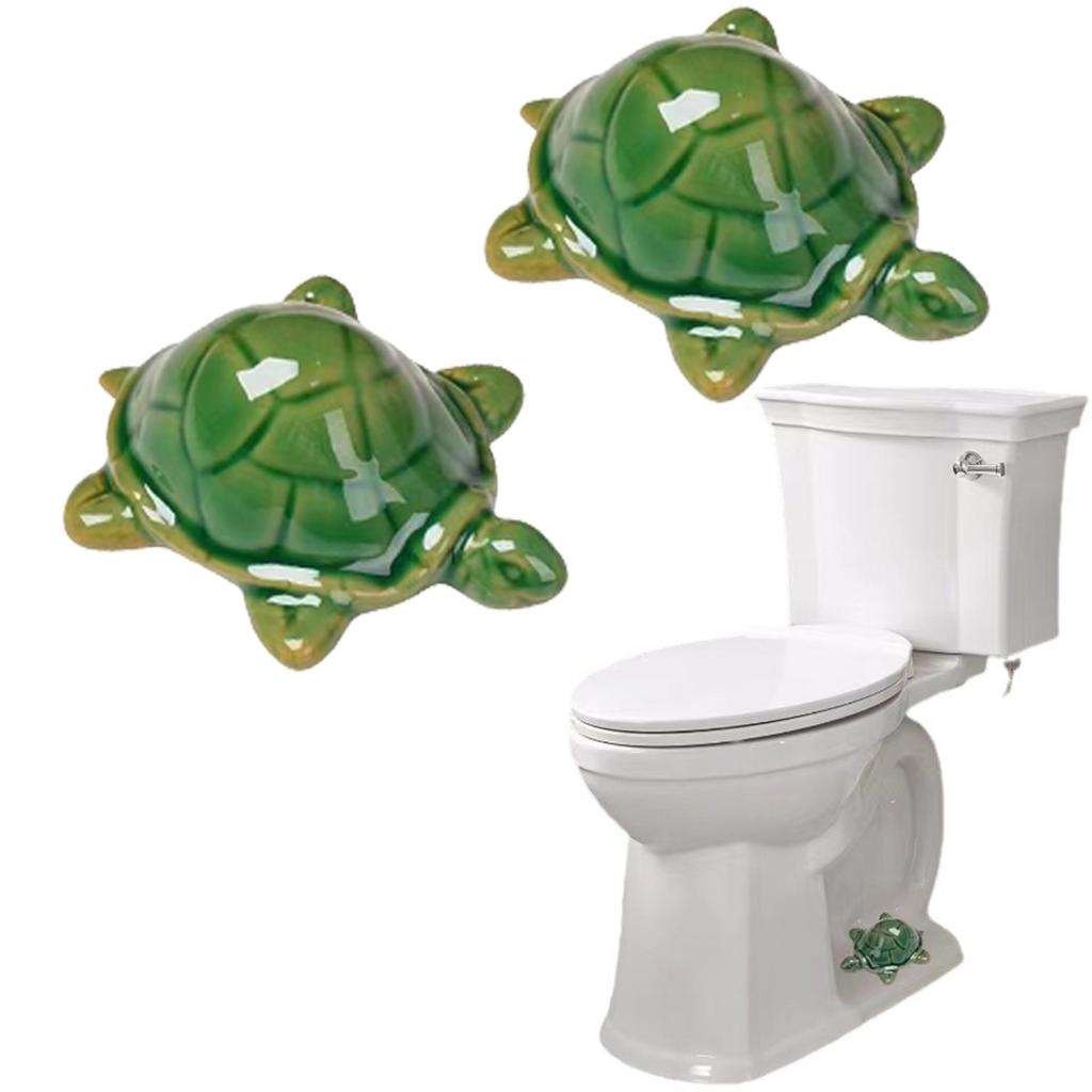 Oceanic Turtle Toilet Bolt Caps Toilet Bolt Enhancements Lovely Bathroom Ornaments Bathroom Decorations Simple Install