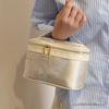 Hot Chinese Style Embroidered Makeup Bag for Women, New Ins Large Capacity Wash Bag Cosmetic Storage Pouch Handheld Makeup Bag