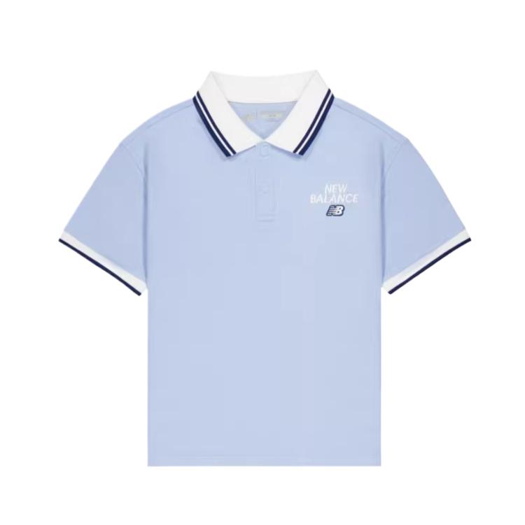 New Balance Polo Shirt SS25 Kids ND7FG21063-BL 110