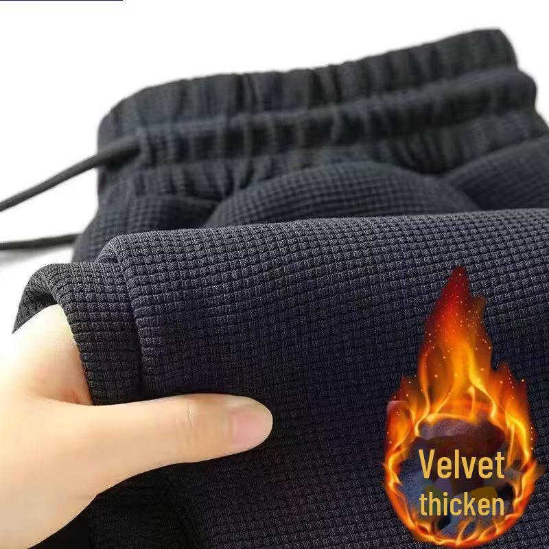 

Мужские повседневные прямые спортивные брюки 2023 года, осень/зима — свободный крой, доступны большие размеры 4XL