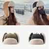 Winter Bomber Cap Plush Hat Lovers Outdoor Climbing Hat Windproof Padded Earmuff