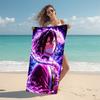 1Pc Moon Warrior Beach Towel Microfiber Beach Towel Thin Absorbent For Beach Swimming Yoga Bath Sports 0917304