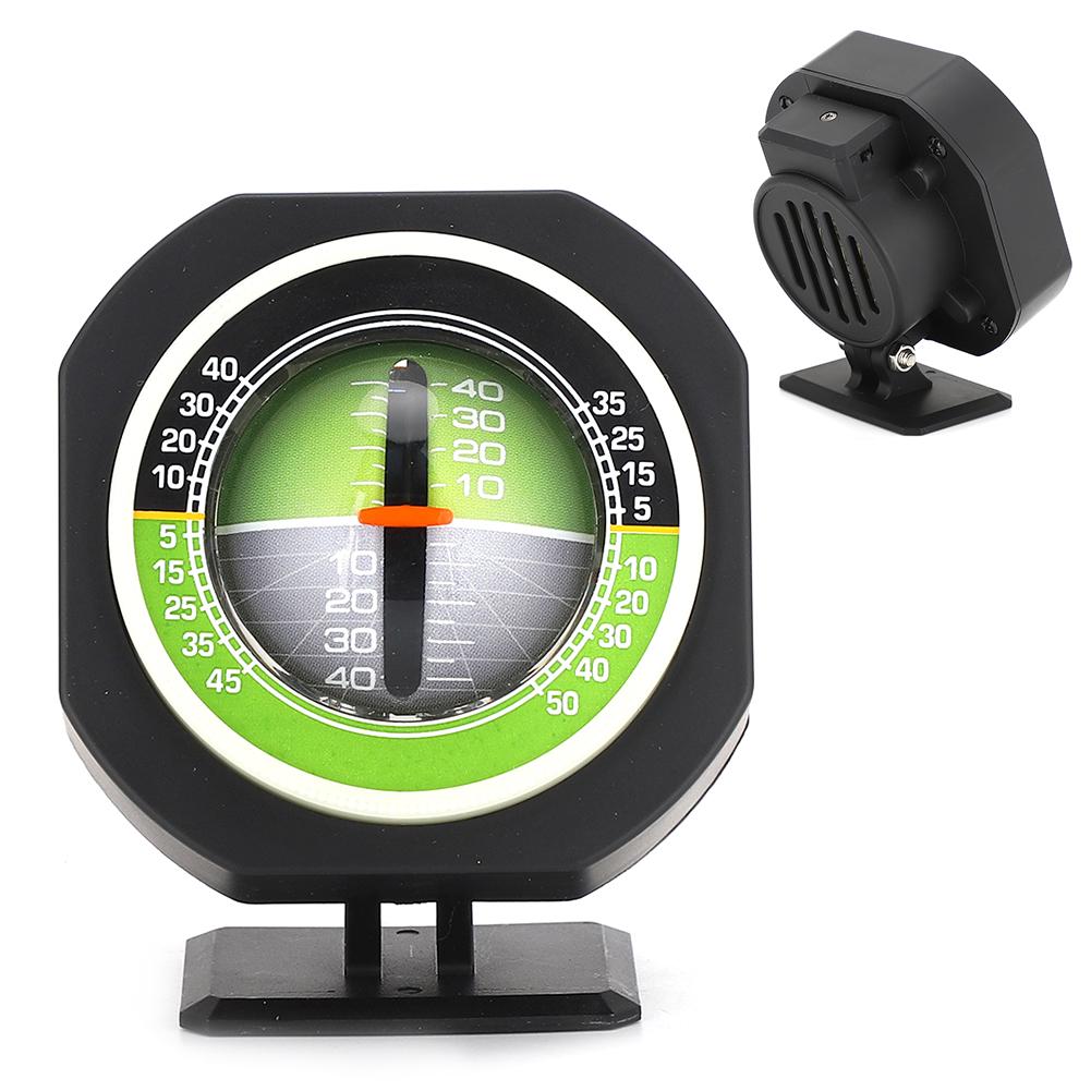 Luminous LED Car Inclinometer Adjustable Slope Angle Meter Balancer Measuring Universal
