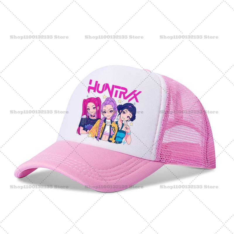 KPoP Demon Hunter Summer Baseball Cap Cartoon Anime Print Hat Boy Girl Breathable Kid Hat HipHop NetCap Kawaii Kids Toy Gift