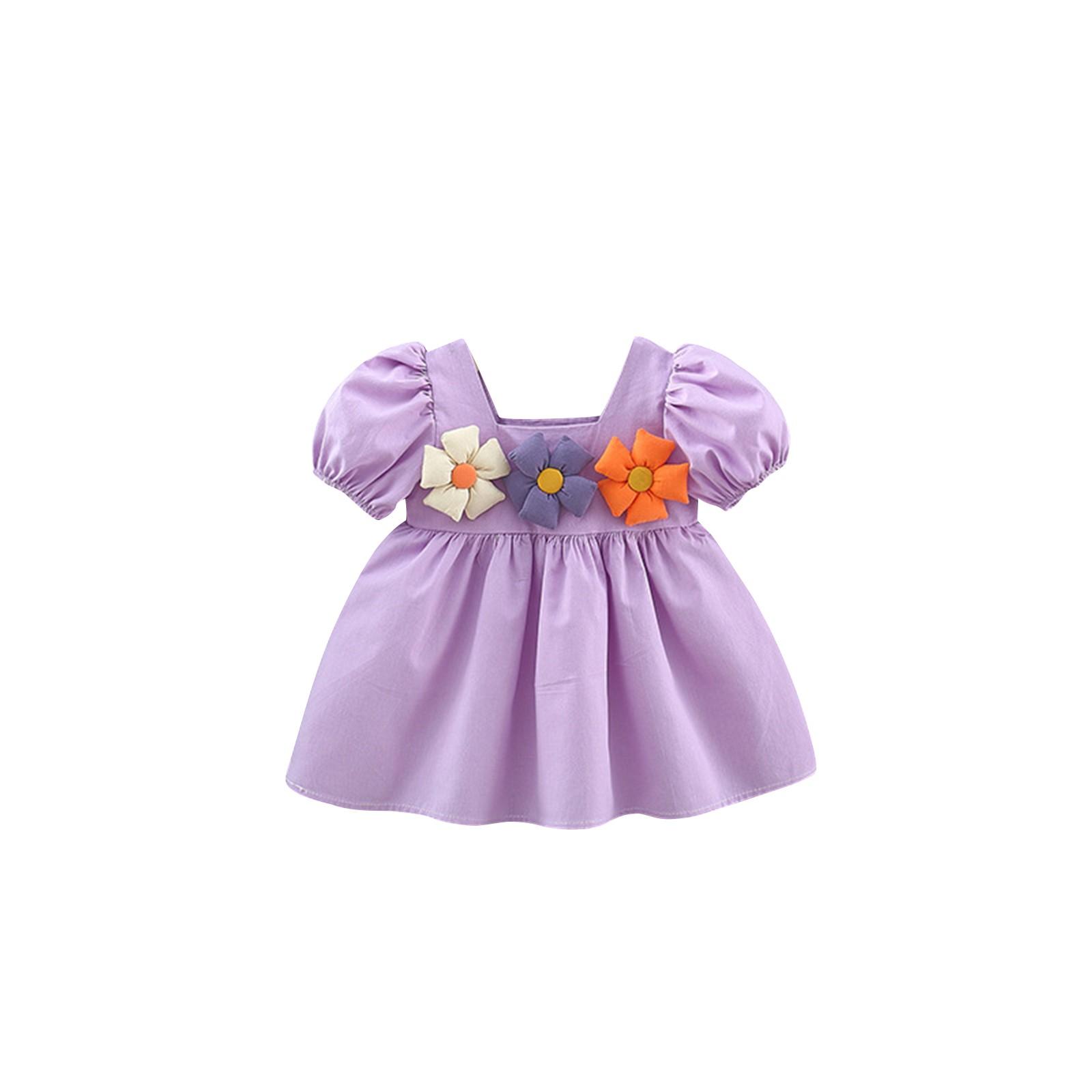 

Літня мода Дитяча три квітка мила пишна сукня для дівчаток три квітки Принцеса спідниця 12