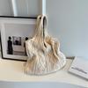 Handmade Knitted Cross-Stitch Tote: Versatile Women's Cross-Body and Shoulder Bag