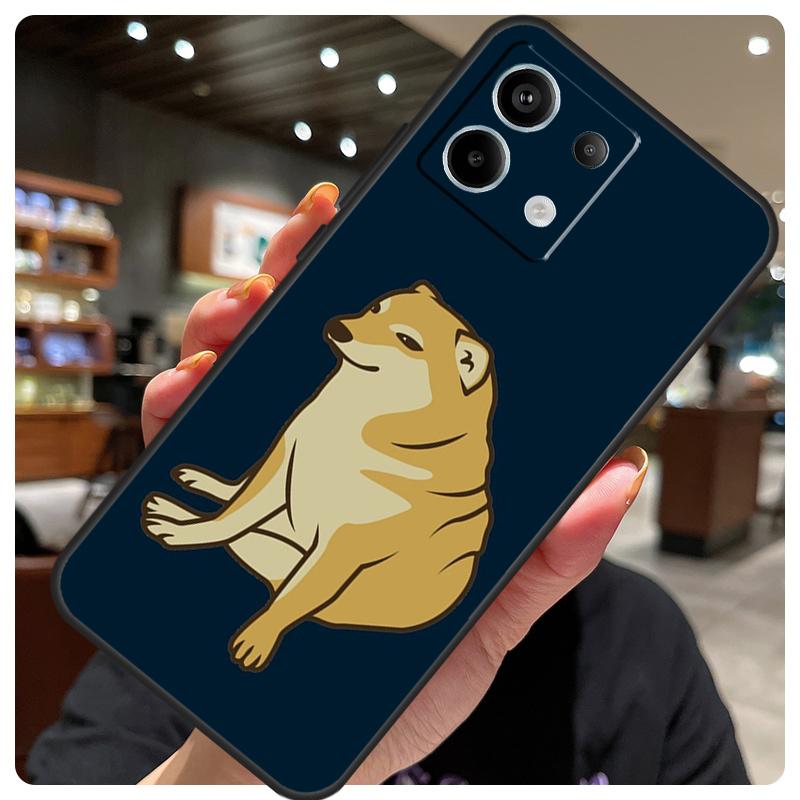 Cheems Doge Case For Xiaomi Redmi Note 14 10 11 12 13 15 Pro Plus Cover For Redmi 15 15C 14C 10C 12C 13C