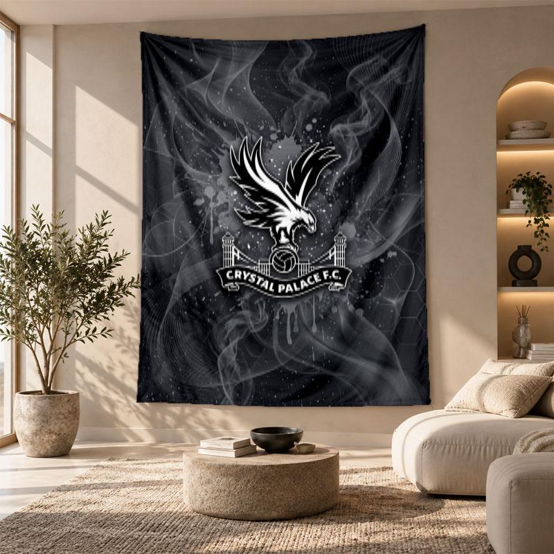 Decorative Tapestry,Crystal Palace Football Printed Wall Art, Lightweight Wall Hanging For Bedroom Background