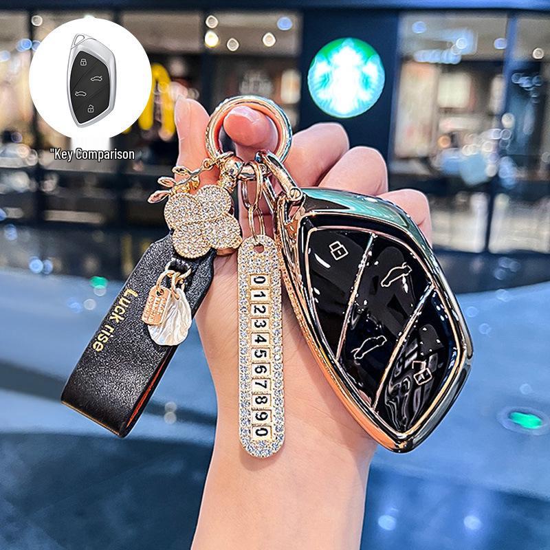 Compatible Key Case for Roewe Ei5 & MARVEL X - Stylish Protective Shell & Buckle