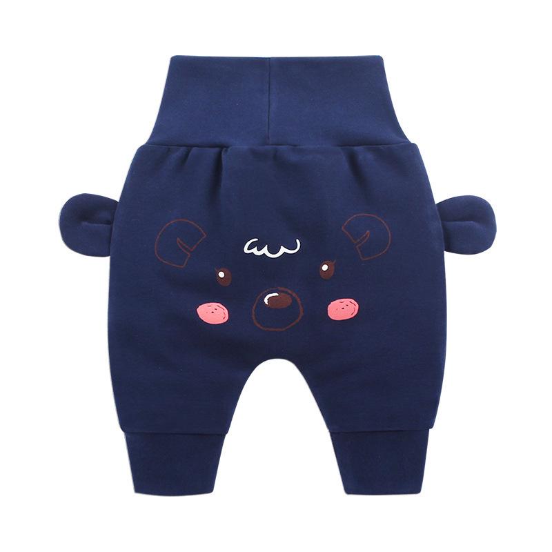 Infant High-Waist Belly Protection Pants: Spring & Autumn Style for Boys & Girls