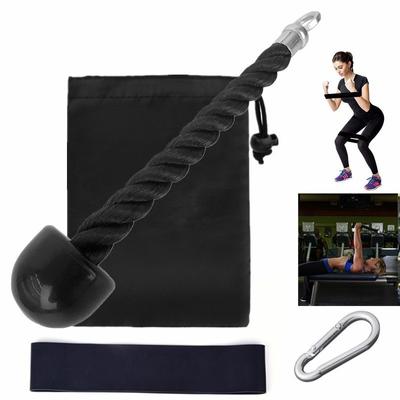 4PCS Arm Strength Pull Down Rope Resistance Bands Set Biceps Rope Gym Fitness Equipment Strength Training Bodybuilding Exercise