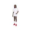 Jacquemus x Nike Kurzärmeliges T-Shirt-Kleid (Asiatische Größen) Weiße Damen Streetwear FV5683-100